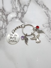 "You are my sunshine" Memorial Keyring Sympathy Funeral Gift