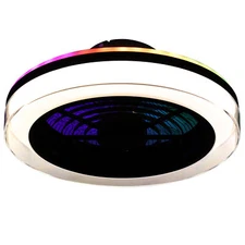 TCFUNDY Smart Ceiling Fan with Light Alexa Google Assistant + Bluetooth Speaker