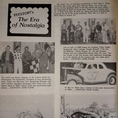 Nazareth Speedway 1976 Vol 2 No 19 Pitstop - Junior Siegfried - Racing Program - Picture 3 of 6