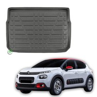 Kofferraumwanne Laderaumwanne FüR Citroen C3 2016-2023 Antirutsch