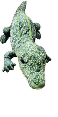 Plüsch Jumbo grün Krokodil riesiger Alligator groß Kuscheltier Geschenk