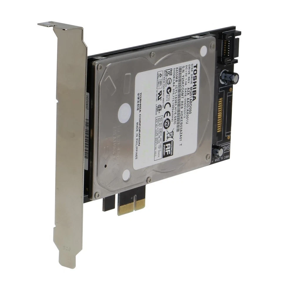 PCI Express (PCIe) SATA III (6G) SSD Adapter with 1 SATA III Port (with Built... - Image 4 of 4