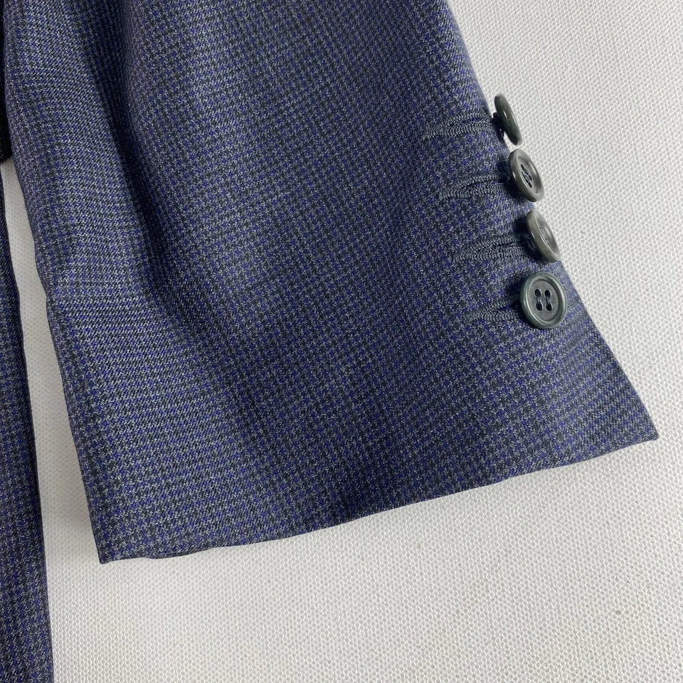 Blazer Canali Para Hombres 42R Chaqueta de Lana Calce Moderno Abrigo Deportivo Hecho en Italia Foto 2 de 4