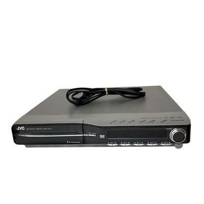JVC XV-THC5 120V 5 Disk Home Theater DVD Player/Receiver Silver Tested No Remote