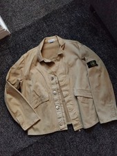 GIACCA STONE ISLAND 2002 XXL / 2XL (VESTE ANCHE XL) RASO GOMATTO CAPPOTTO DA LAVORO VINTAGE