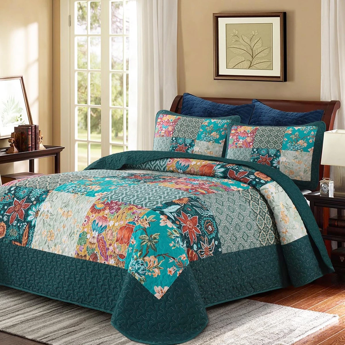 Blue Vintage/Retro Bedding for sale | eBay