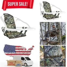 Comfortable Mossy Oak Camo Replacement Seat - Perfect for Bow and Rifle Hunting
