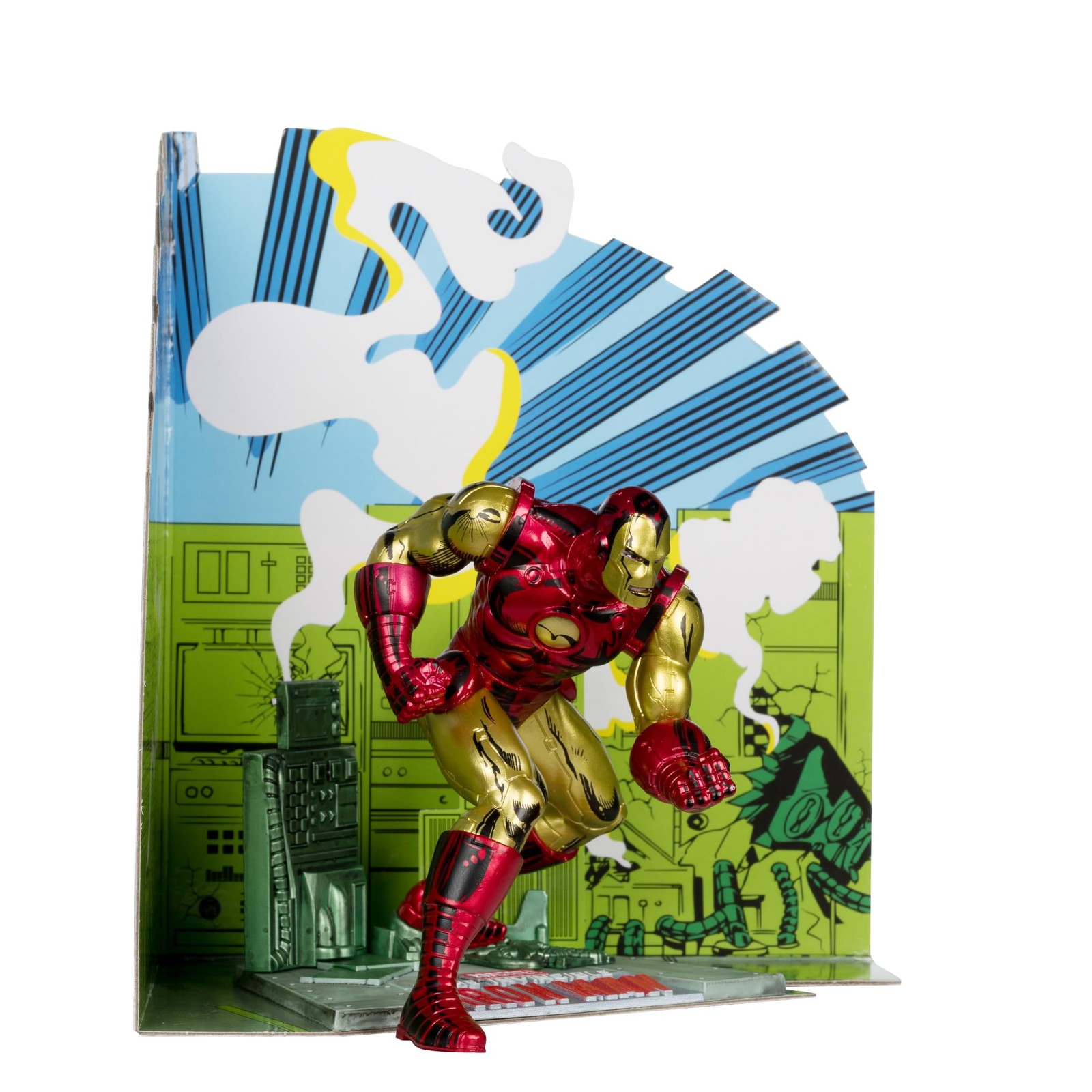 McFarlane Toys - Marvel Iron Man 1:10th Scale Posed Figure with Scene (The