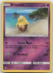 Drowzee 59/149 Sun & Moon Base Set Reverse Holo Common