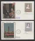 Canada 1973 Royal Visit set of 2 FDC - Colorano cachet