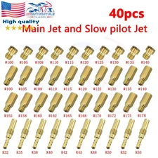 40PCS FOR PWK KEIHIN OKO CVK Carburetor Main Jet Kit Set Slow/Pilot Jet