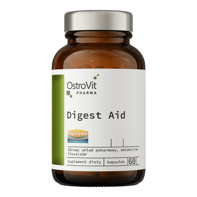 OstroVit Pharma Digest Aid 60 Kapseln DigeZyme Enzyme Cholin Mariendistl Komplex