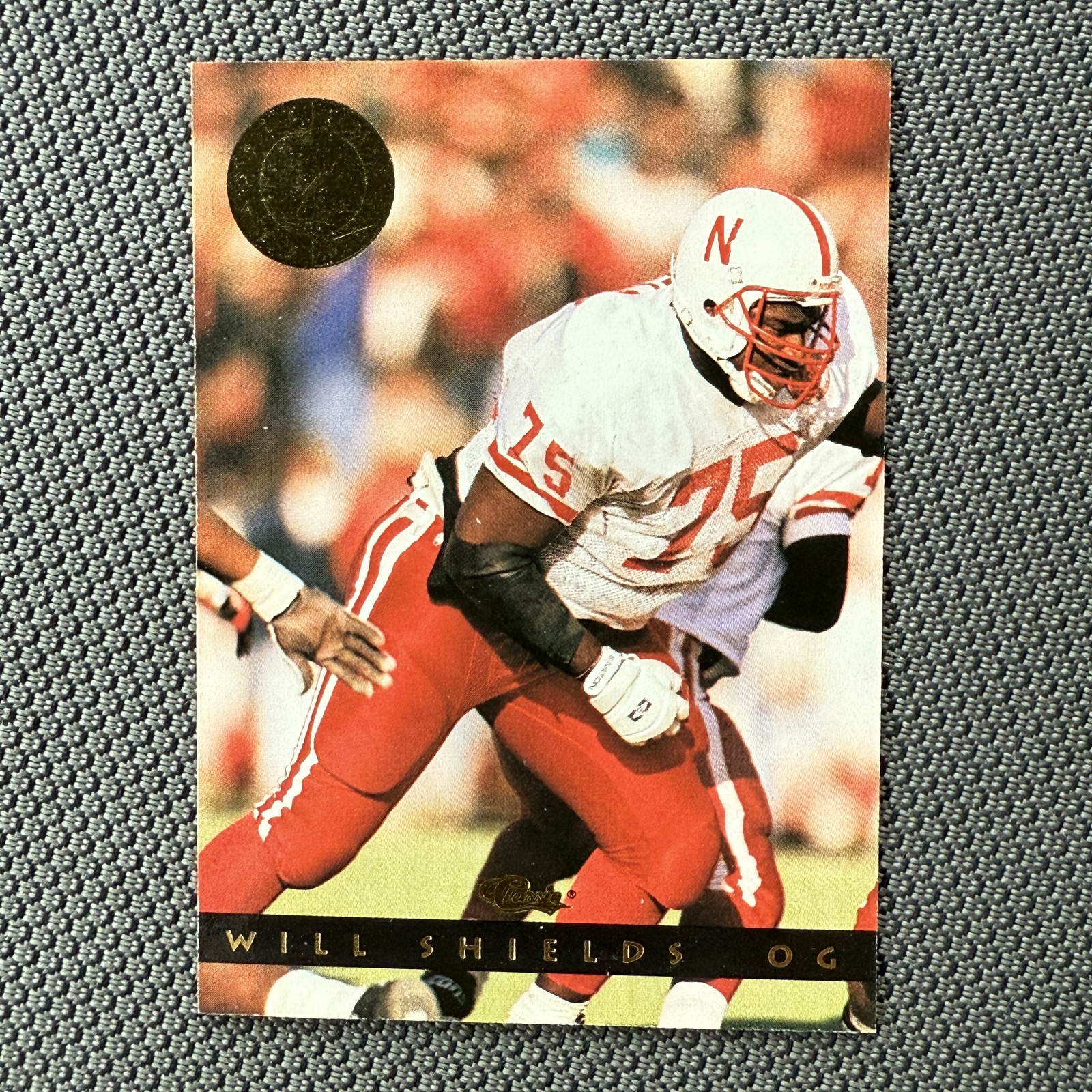 Will Shields Rookie RC 1993-94 Classic Images Four Sport #118 Kansas City Chiefs
