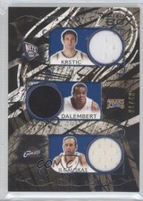 2006-07 Luxury Box Relics Five Blue 9/49 Nenad Krstic Samuel Dalembert HOF 2u3