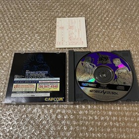 X-Men Vs Street Fighter Sega Saturn SS Capcom T- Japan w/ Ma X-MEN CAPCOM Used