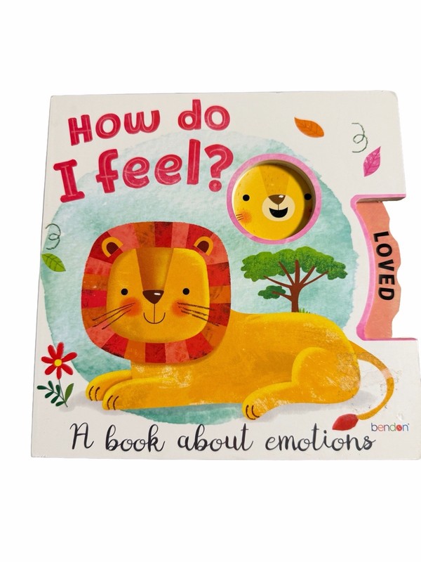 Bendon Hinkler How Do I Feel Board Book with Emotions Wheel 46219