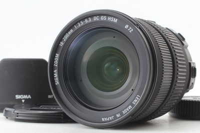 [MINT] SIGMA AF 18-200mm f/3.5-6.3 DC OS HSM Lens Nikon from Japan 5L19