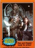 1977 Topps Han and Chewie ready for action! Star Wars Orange