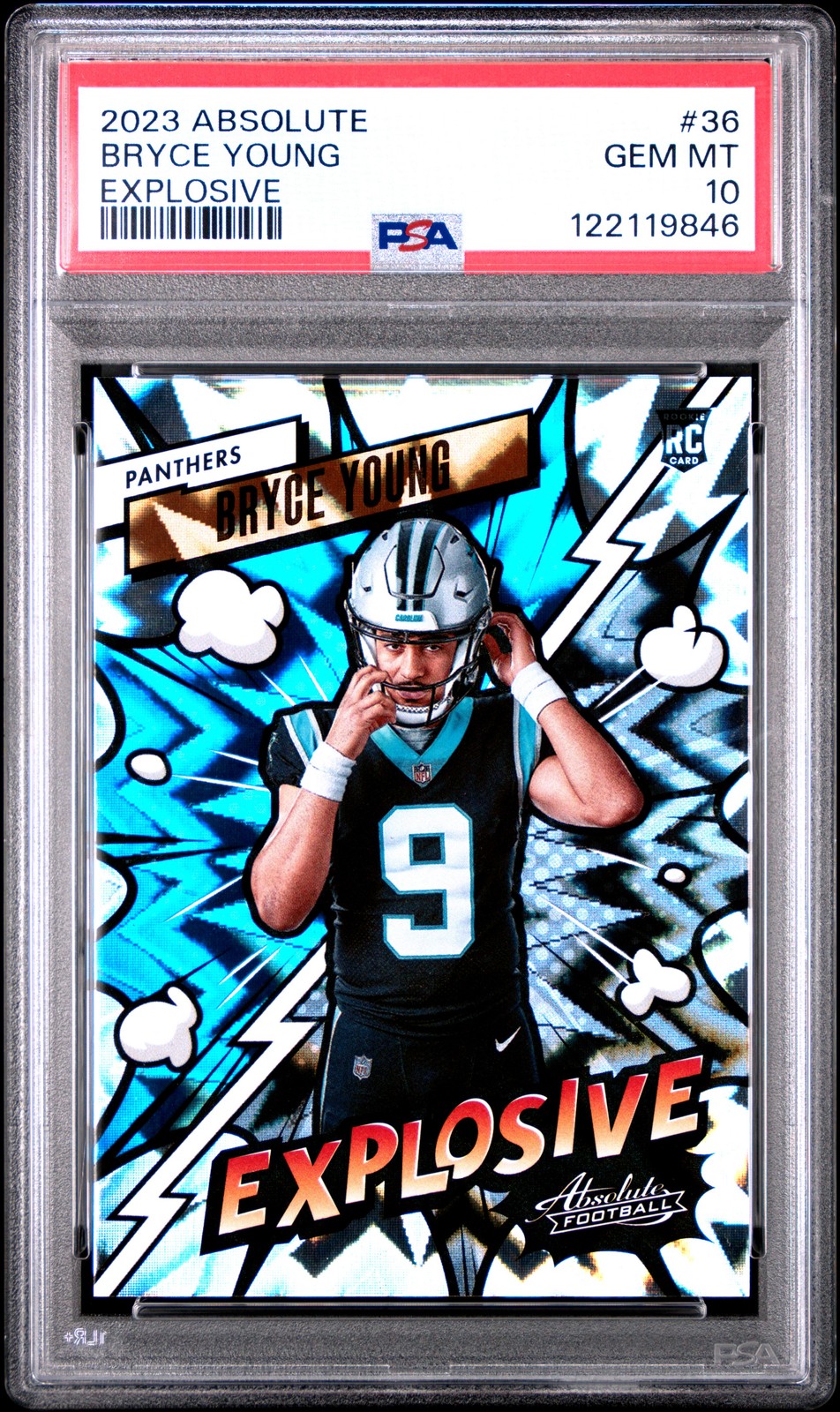2023 PANINI ABSOLUTE EXPLOSIVE #36 BRYCE YOUNG PSA 10