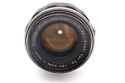 Pentax Auto Takumar 55mm f/2 M42 レンズ 美品 Exc++++ Pentax Auto Takumar 55mm f/2 Standard Lens M42 Mount from