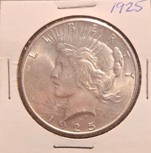 1925 UNCIRCULATED PEACE SILVER DOLLAR