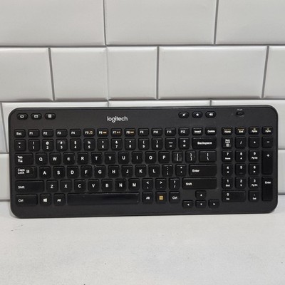 Logitech K360 Wireless Keyboard Glossy Black No USB NO UNIFIED DONGLE
