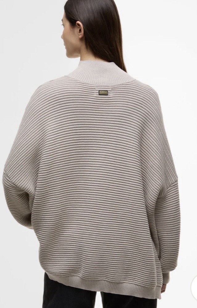 BNWT Barbour Kaia Funnel Neck Knit Oversized Jumper Top Sold Out Size 10-14 £99 image 3