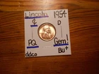 1954D Lincoln Cent Gem BU+ SPLENDID!!! PQ!!! NICE!!!!!!
