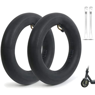 Luftschläuche für Kinderwagen und Roller, 10 Zoll/25 cm, Schwarz, 2 Stück, mi...