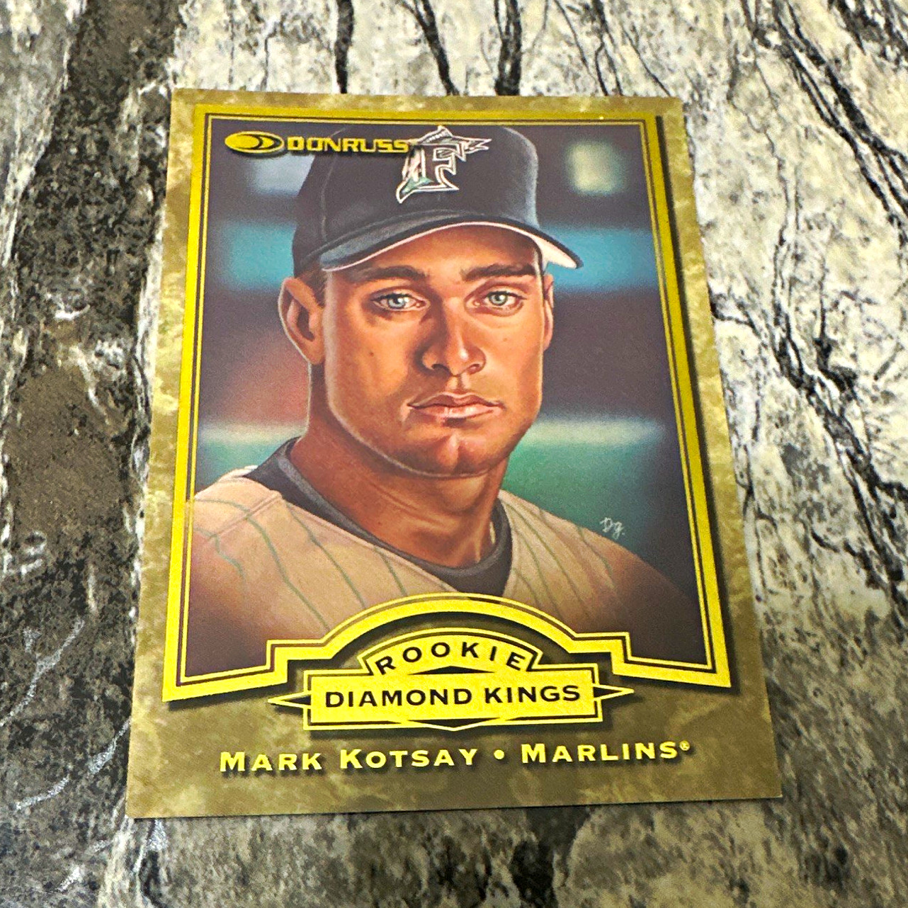 Donruss 1998 Mark Kotsay Rookie Diamond Kings #10 #/10000 Miami Marlins