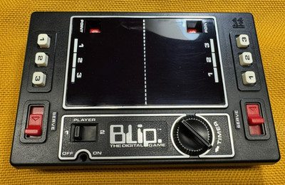 Vintage 1977 ESSENTIAL TOMY BLIP The Digital Game *w/Video Excellent Condition!