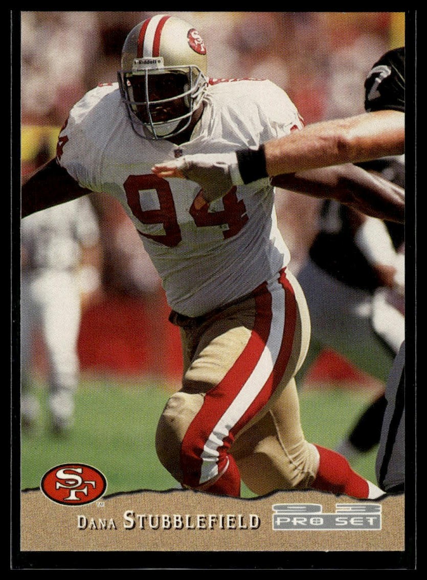 1993 Pro Set #396 Dana Stubblefield Rookie