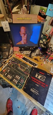 TERMINATOR 2  PCB JAMMA ARCADE MAIN BOARD ONLY REV LA1 WORKING!!!! READ READ