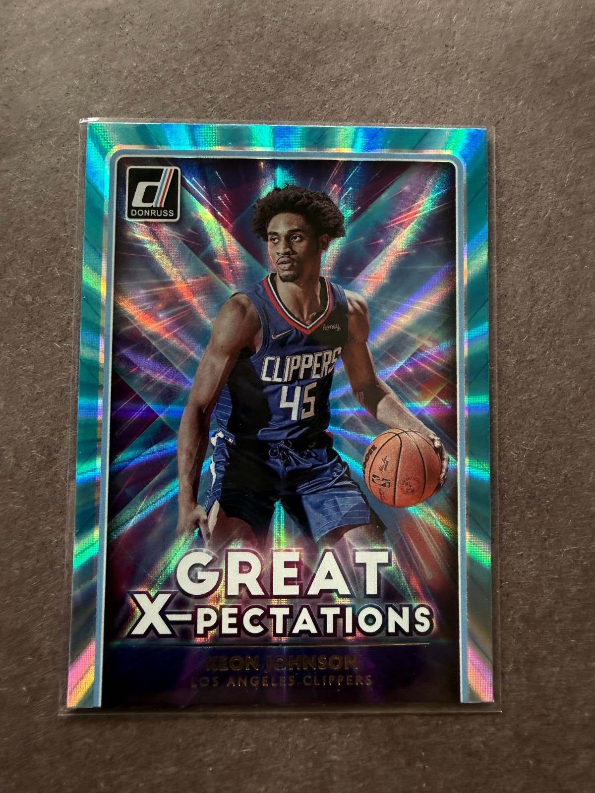 2021-22 DONRUSS KEON JOHNSON GREAT X-PECTATIONS