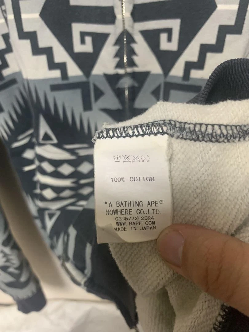 A BATHING APE (BAPE) Felpa con cappuccio Bape G Tag UOMO taglia JP L usata modello nativo buona