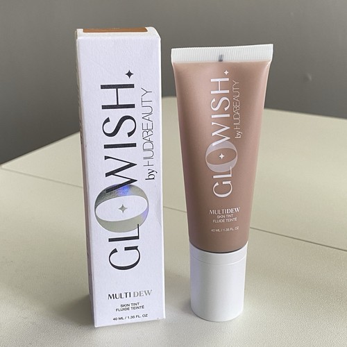 Glowish Huda Beauty Multi Dew Skin Tint Tan 8 Full Size 1.35 fl oz - 第 1/6 張圖片