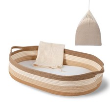 Baby Changing Basket - Moses Table Topper and Boho Rainbow