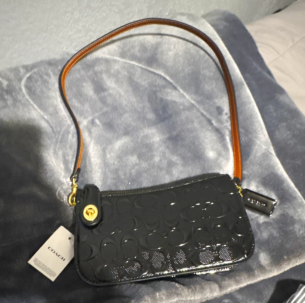 Coach Gold Patent Bags & Handbags for Women for sale | eBay