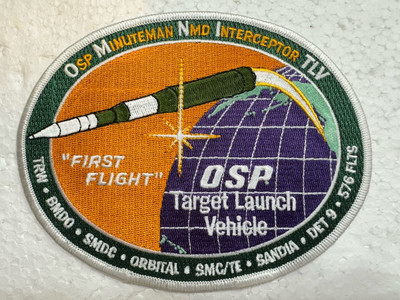 Vintage OSP Minuteman Missile Target Launch Vehicle First Flight