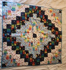 Hand Crafted Around the Word Baby Quilt - Children's Toy Design