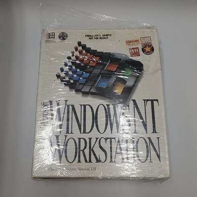 Windows NT Workstation 3.51 1995 Promotional Sample Set