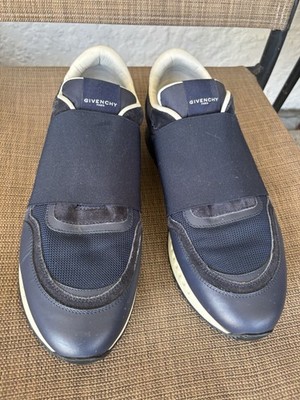 Givenchy Mens Navy Blue Active Runners Size 43/10.5 Pre-Owned Great Condition