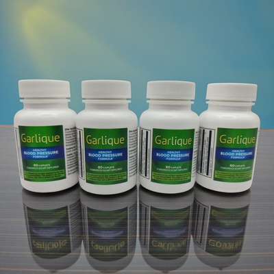 #ad 4 Garlique Garlic Healthy Blood Pressure Formula 60 Caplets Each EXP 2 2027 $59.99