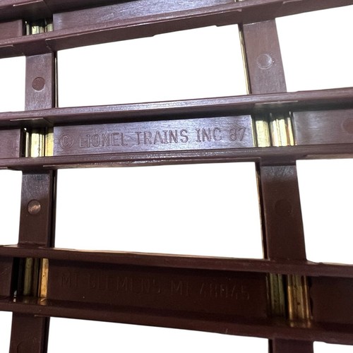 LIONEL G SCALE BRASS BROWN CURVED TRACK Set Of 12 - Picture 3 of 4