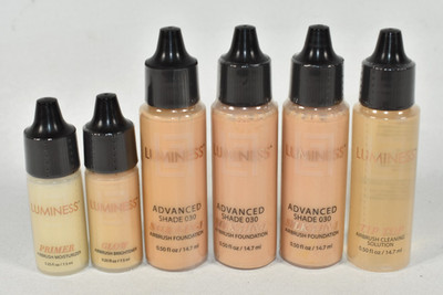 Luminess Advanced Shade 030 Silk 4-In-1 Airbrush Foundation Cleaner Primer Glow