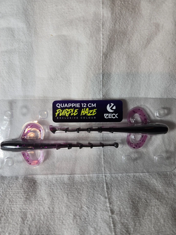 Zeck Quappie 12cm 7,3g Purple Haze Zander Gummi Softbait Hecht und Barsch #16