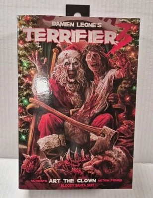 NECA Ultimate Terrifier 3 Art the Clown (Bloody Santa Suit) Action Figure