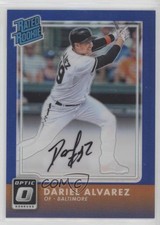 2016 Donruss Optic Rated Rookies Signatures Blue 22/35 Dariel Alvarez Auto 0e2x