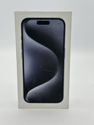 Apple iPhone 15 Pro Max 256GB Blue Titanium A2849 Empty Box ONLY 