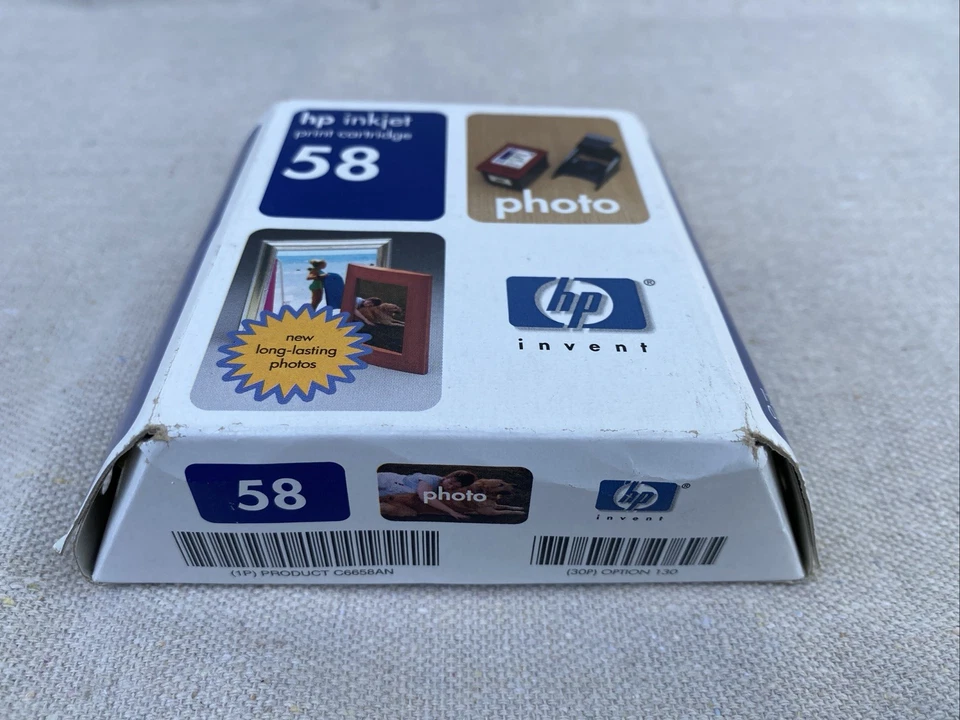 Genuine HP 58 Photo Ink Cartridge C6658AN Exp 2004 for HP 7150 7350 7550 SEALED - Image 4 of 4